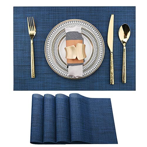 SLKQG Navy Blue Placemats