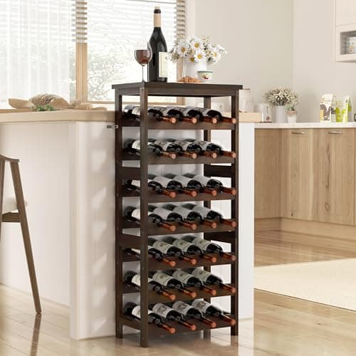 FLYJOE Wine Rack 28 Bottles