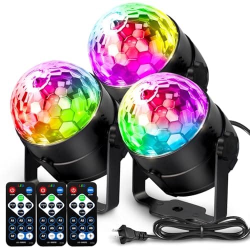 3-Pack Disco Party Lights