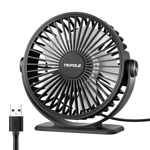 TriPole Desk Fan