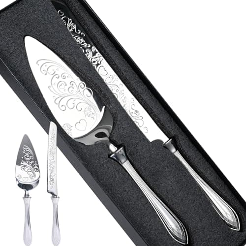 KSENDALO Cake Knife & Server Set