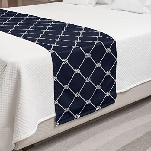 Ambesonne Navy Bed Runner