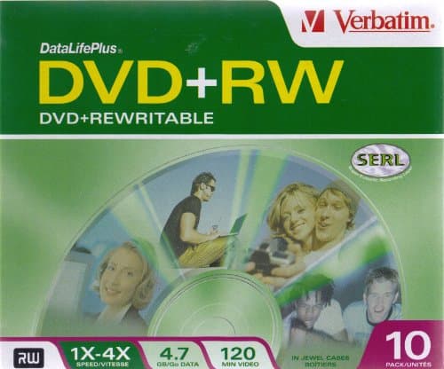 Verbatim DVD+RW 10pk