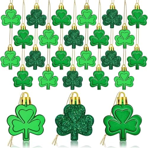 JULMELON Shamrock Ornaments