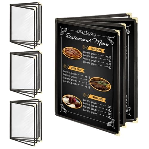 LDHHYH Menu Covers 4 PCS