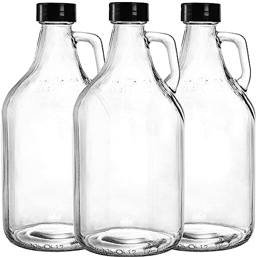 ZEAYEA Glass Growlers 3 Pack