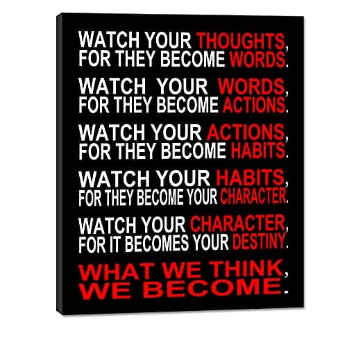 Pyradecor Watch Your Thoughts Poster