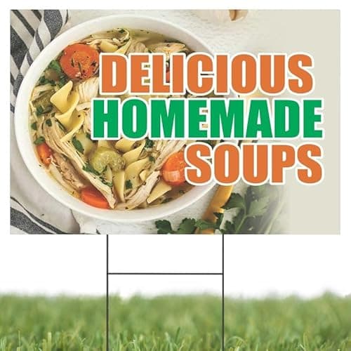 CommerceSigns Soup Display Sign