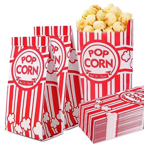 VOISEN Popcorn Bags 100 Pack