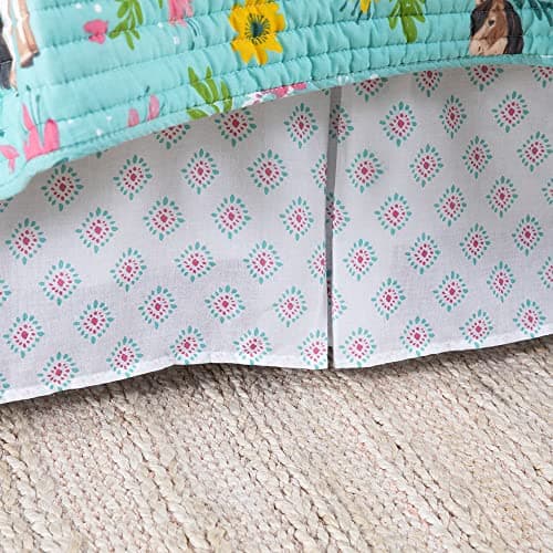 Rod's True Western Horse Girls Bedskirt