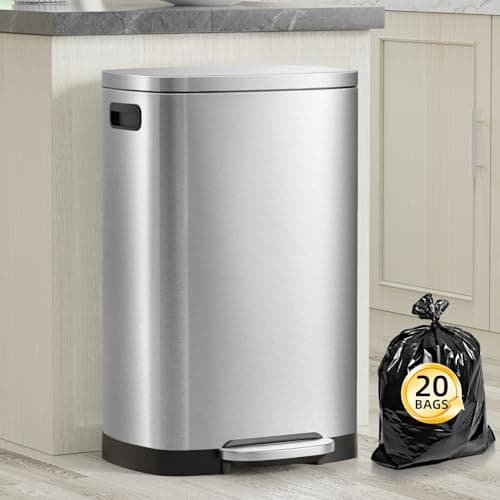 13-Gallon Stainless Bin